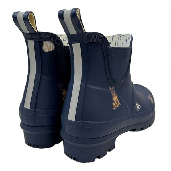 Rajn Dog Low Damen Gummistiefelette mit Hundemotiv