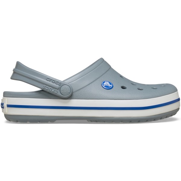 Crocs - Crocband - Unisex Sportive Clog-Sandalen - Grau/Blau (Concrete)