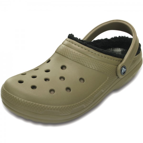 crocs classic lined clog black