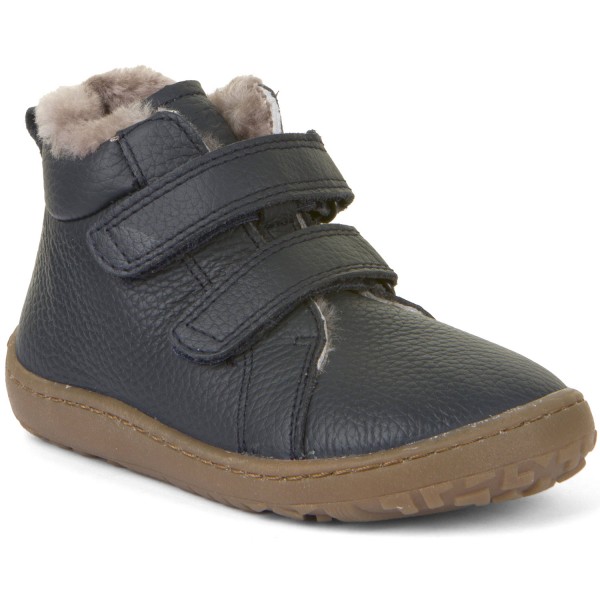 Froddo Barefoot Winter Furry Kinder Barfußstiefel Dunkelblau (Blue)