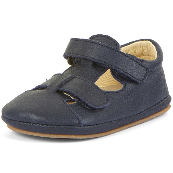 Froddo - Barefoot Prewalkers Sandal - Baby Erste Barfußschuhe aus Leder - Dunkelblau (Dark Blue)