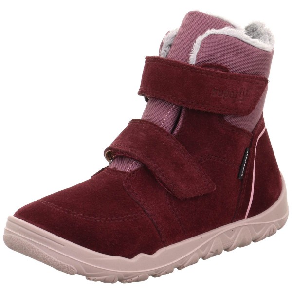 Superfit - Sympatex Barefit Walderi - Mädchen Barfußstiefel mit Warmfutter - Violett (Rot)