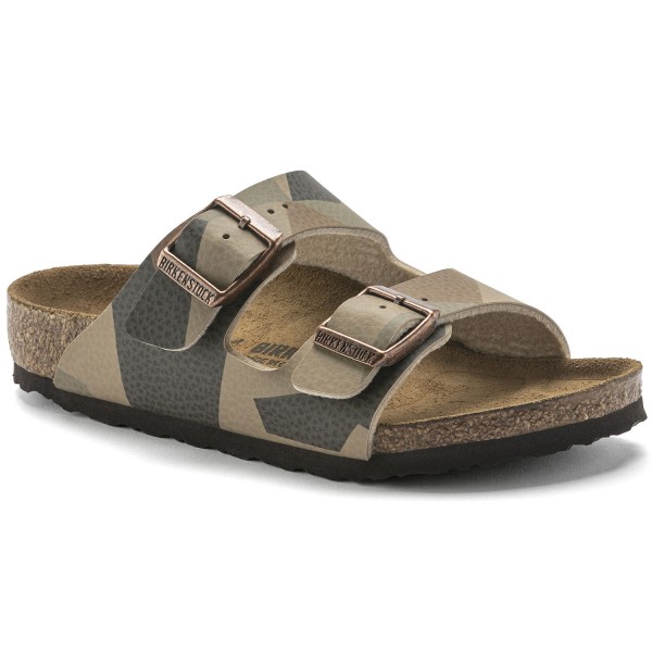 Birkenstock Arizona Kids Kinder Pantolette Desert Soil Geo Camo Core