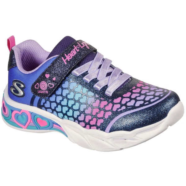 Skechers Sweetheart Lights Lovely Colors Mädchen Leucht Sneaker Navy/Multi