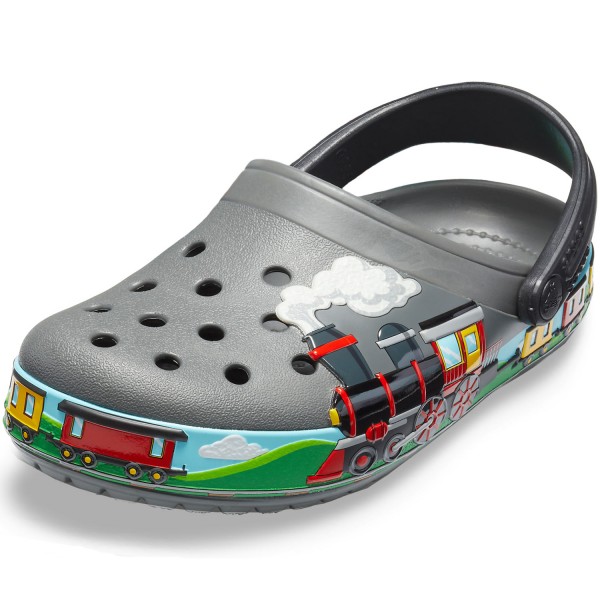 grey crocs kids