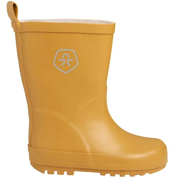 Color Kids Wellies Child Rubber Boots Yellow (Chai Tea)