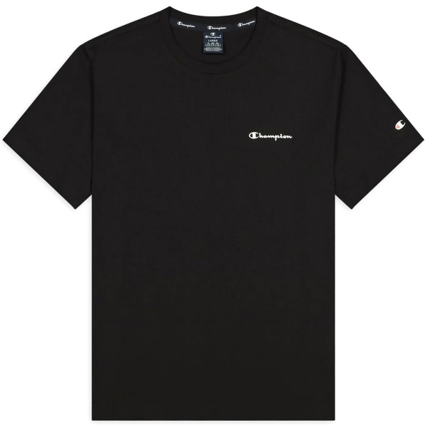 Champion Crewneck T-Shirt Mn Herren Shirt Schwarz (NBK)