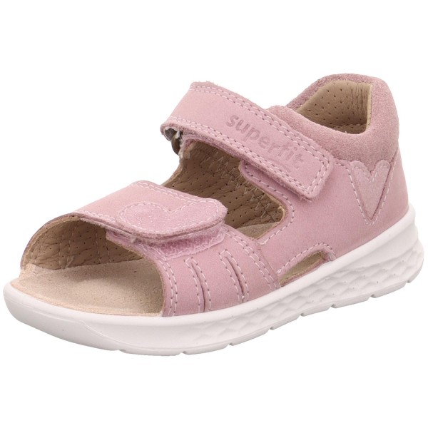 Superfit Lagoon Kleinkinder Klett-Sandale für Mädchen Rosa