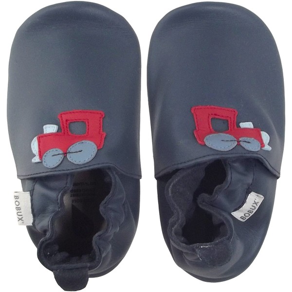 Bobux Train Kleinkinder Krabbelschuhe dunkelblau (navy) 2