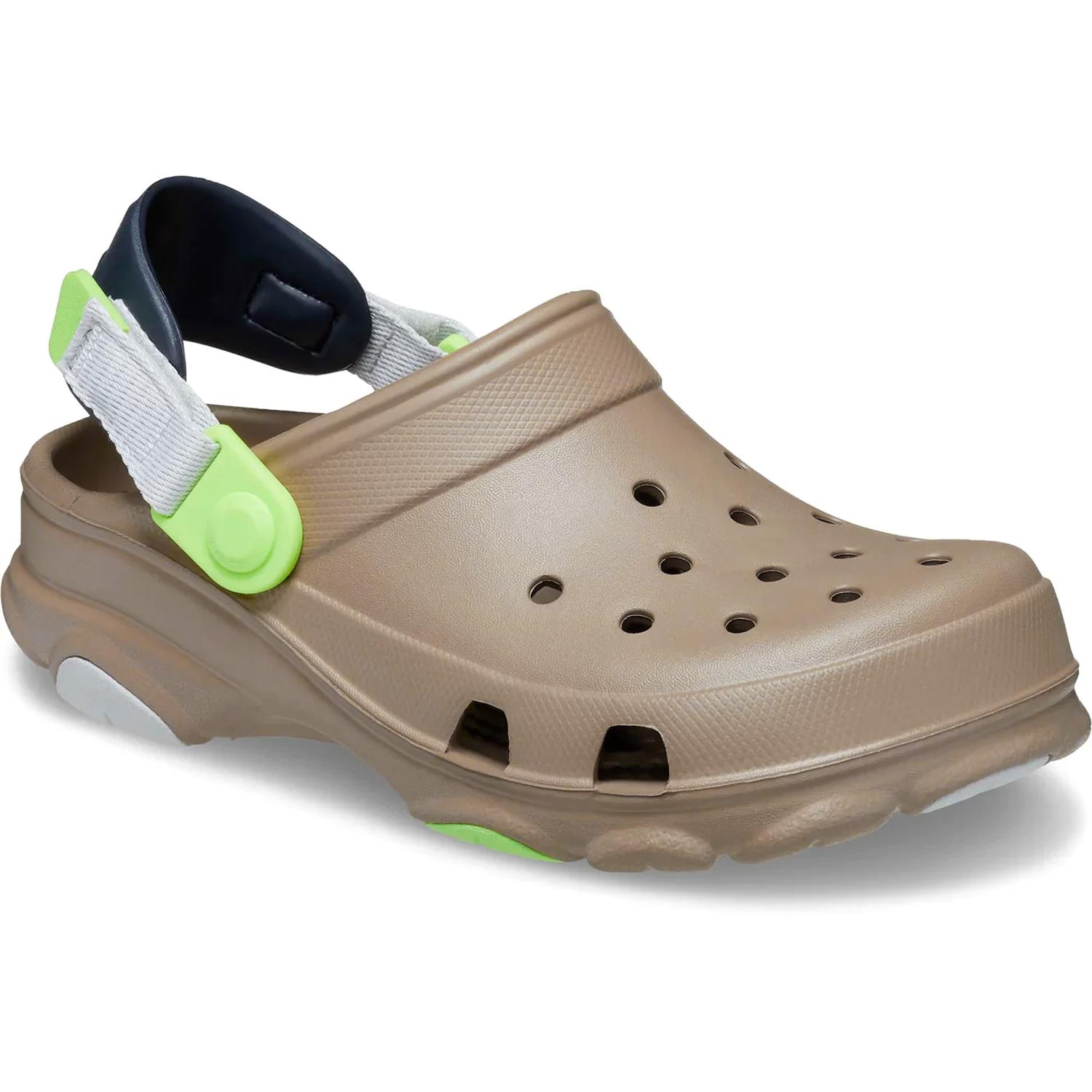 Crocs All-Terrain Clog Kids Child Outdoor Sandals Kaki/Multi | Mules ...