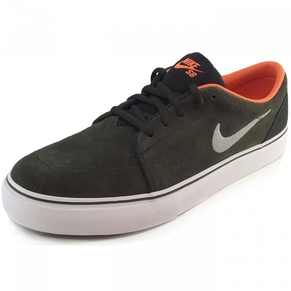 Nike Satire Skate-Sneaker dunkeloliv (sequoia/orange)