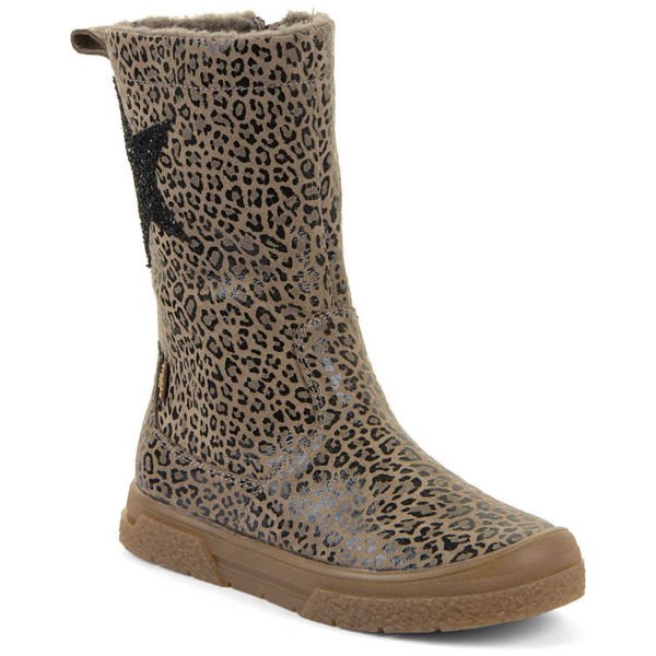 Froddo - FroddoTex Pulse Boots Wool - Mädchen Wasserdichte Winterstiefel mit Wollfutter - Beige+