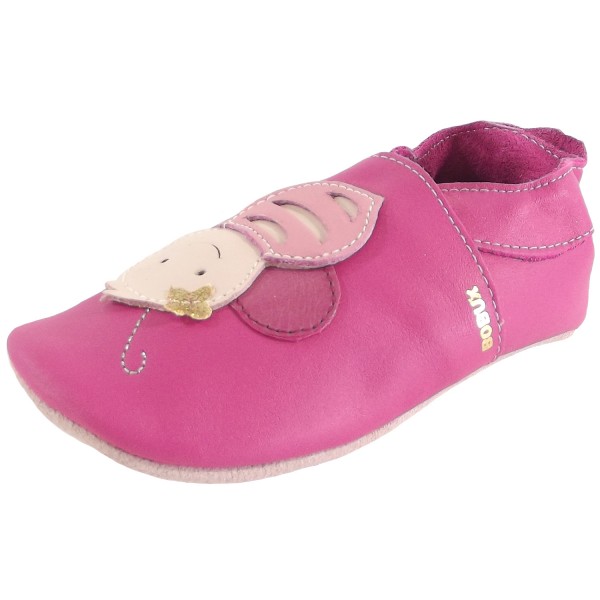 Bobux Bee Biene Baby Krabbelschuhe Pink