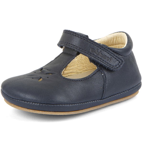 Froddo - Barefoot Prewalkers Balle - Baby Erste Barfußschuhe aus Leder - Dunkelblau (Dark Blue)
