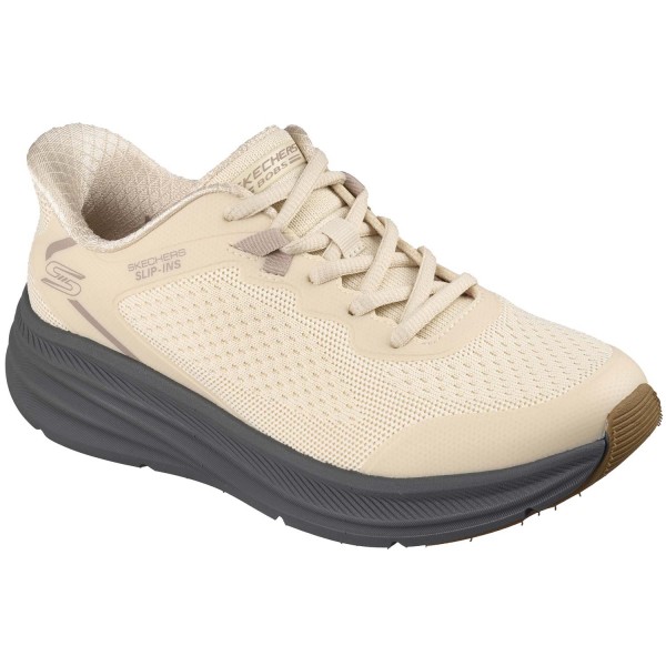 Skechers - Slip-ins - BOBS Sport Skillz - Too Essential - Damen Sneaker zum Reinschlüpfen - Natural/Grey