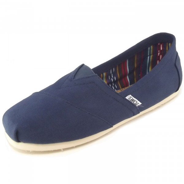 Toms Classic Canvas Wm Damen Espadrilles dunkelblau (navy)