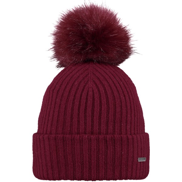 Barts Kenzie Beanie Damen Wintermütze Weinrot (Burgundy)