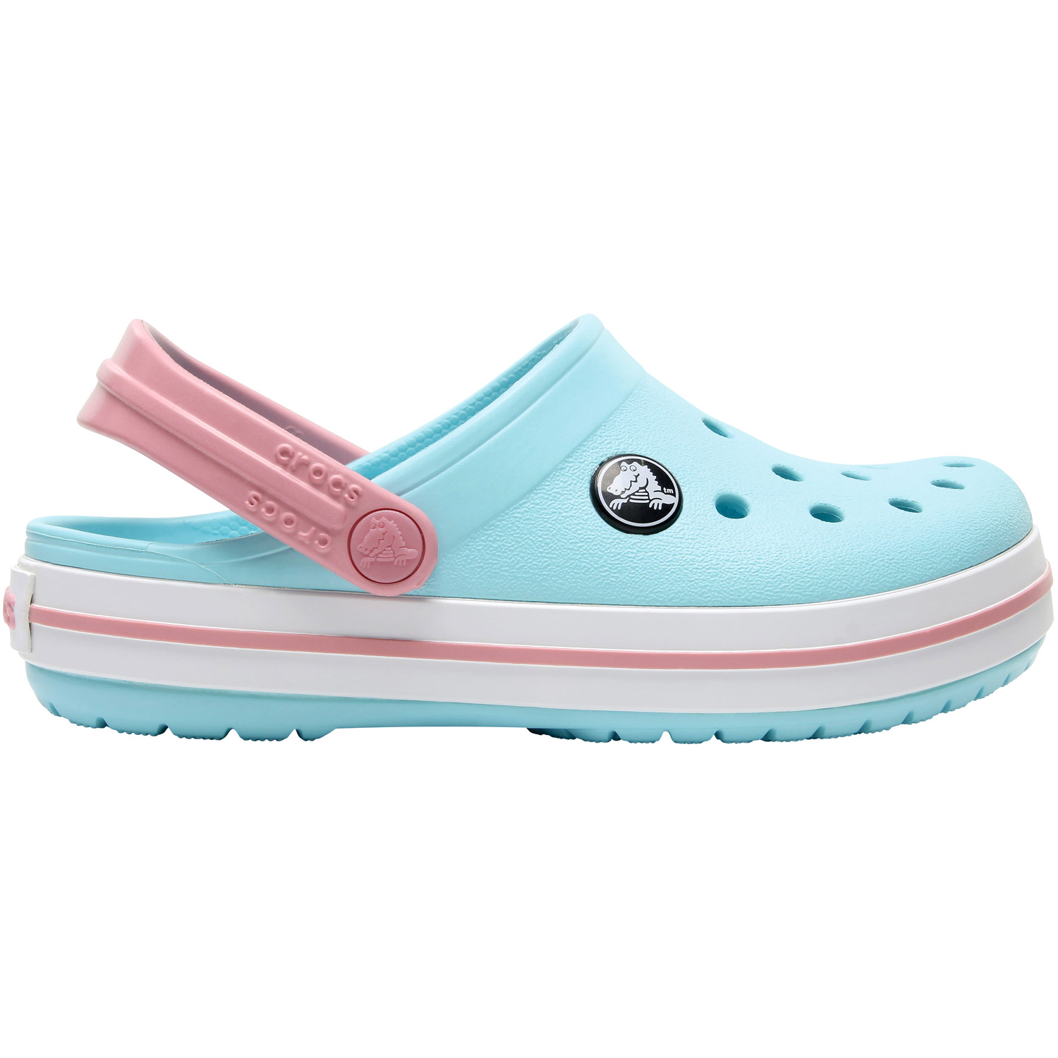 Crocs blue white top
