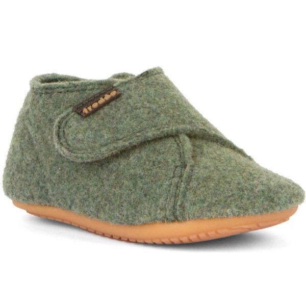 Froddo Prewalkers Wooly Kleinkinder Wollfilz-Hausschuhe Grün (Green)