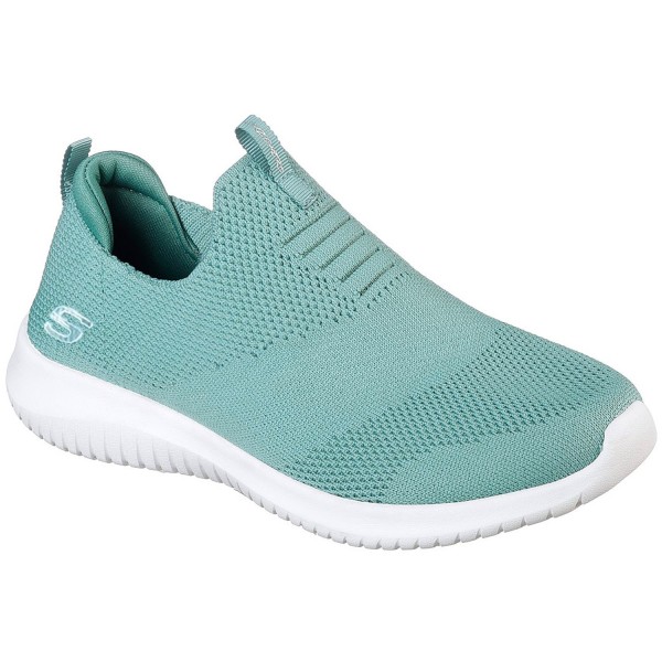 Skechers Ultra Flex First Take Damen Komfort-Sneaker türkis/weiß (sage)