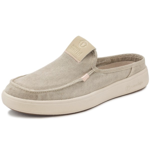 Natural World - Pinet - Damen Pantoffel im Mokassin-Style - Cuero Beige