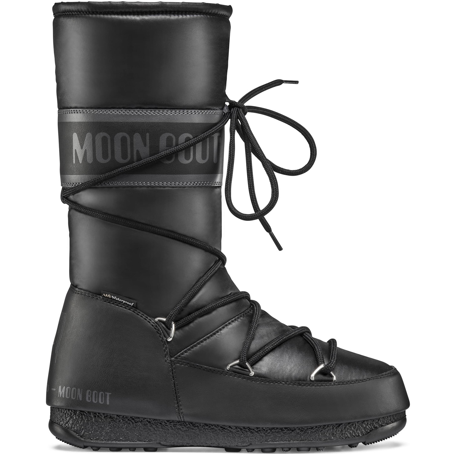 moon boot nylon black