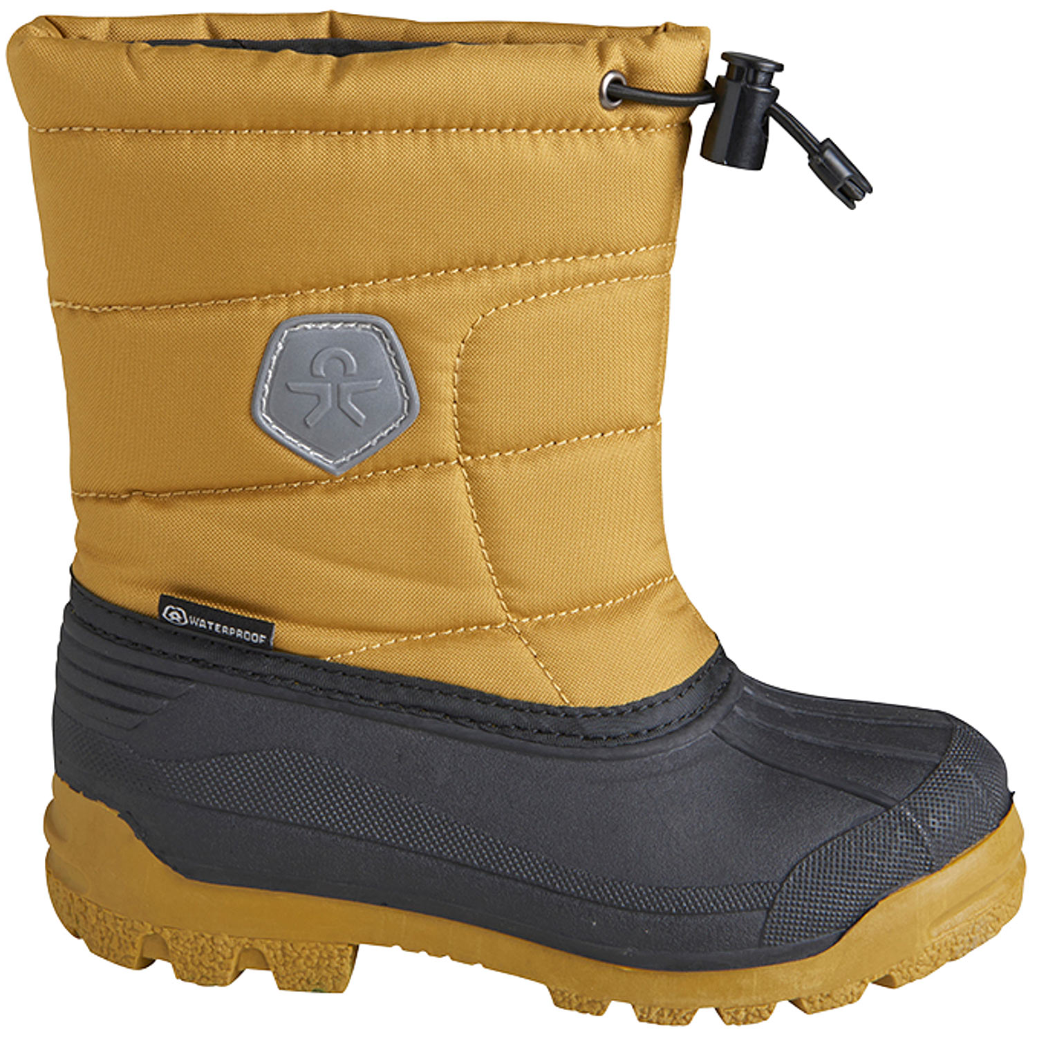 Wasserdichte Moon Boots Color (Dried Flux Winterstiefel & | | | Kids Kinder Tobacco) Inner Boots Winterstiefel Online Schuhe Goldgelb & Sock Kinderschuhe WP