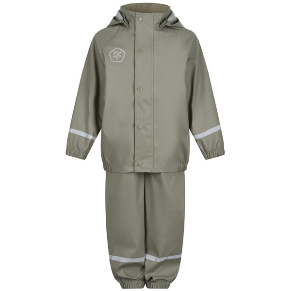 Color Kids Rain Set Kinder Regen-Jacke/Hose Schlammgrün (Vetiver)