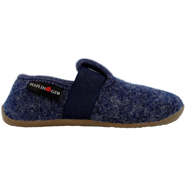 Haflinger Everest Jonas Kinder Hausschuhe Dunkelblau (Jeans)