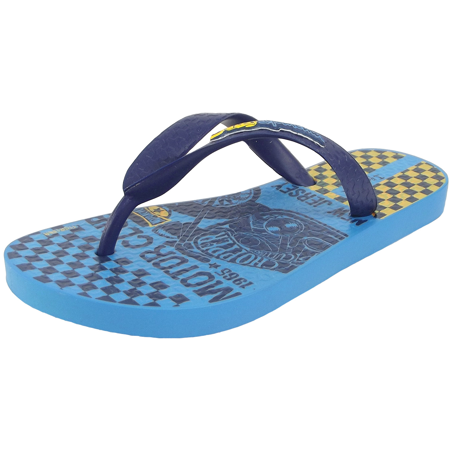 Ipanema Temas XII Kids Boy Flip Sandals blue yellow Flip Flops