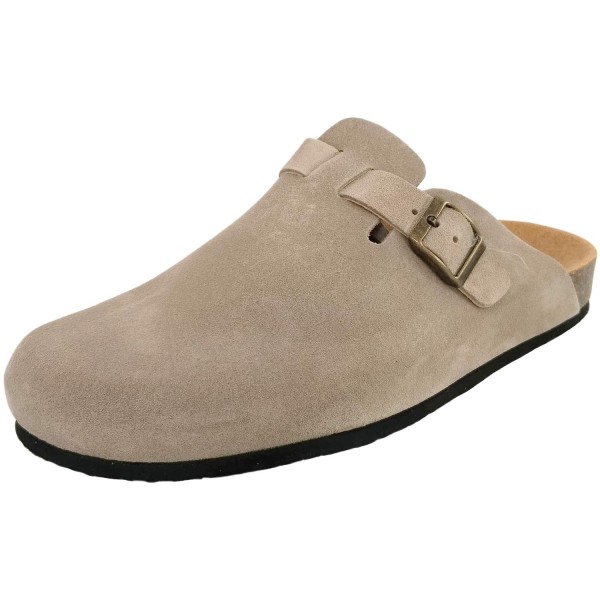 Natural World Uma Unisex Pantoffel mit EVA-Sohle Taupe (Crudo)