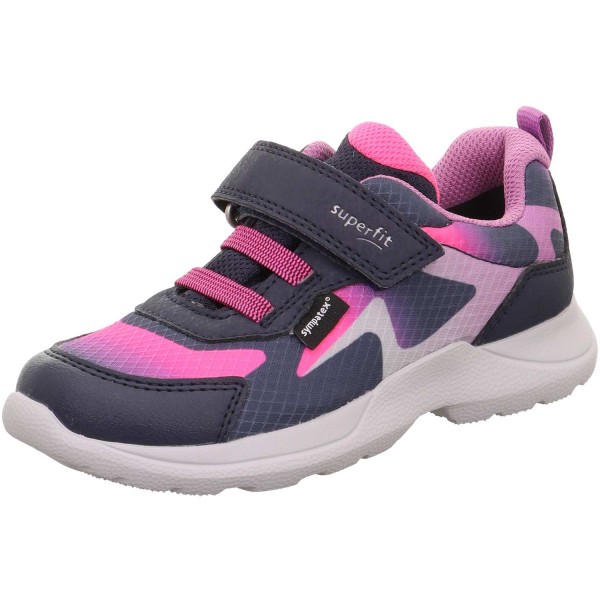 Superfit - SYMPATEX Rush - Mädchen Wasserdichte Sneaker mit Klettverschluss - Blau/Pink