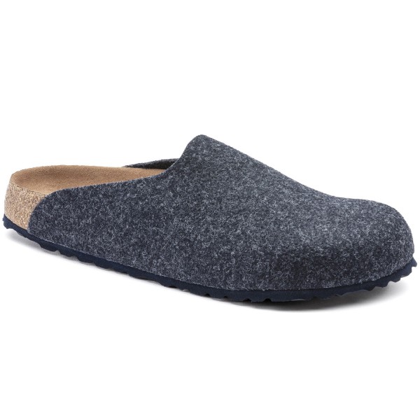 Birkenstock Amsterdam Unisex Vegan-Pantoffel Dunkelblau (Navy)