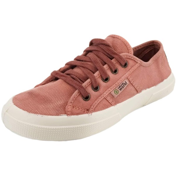 Natural World Blossom Damen Bio-Baumwolle Sneaker Krabbenorange (Cangrejo)