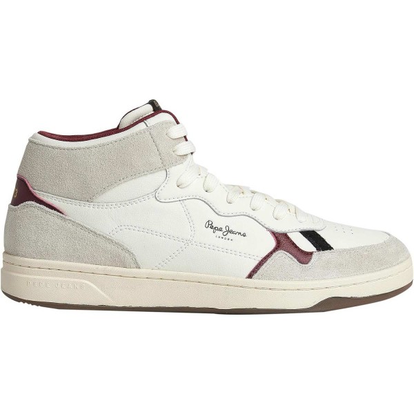 Pepe Jeans Kore Basket M Herren High-Sneaker Weiß (Factory White)